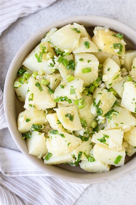 No Mayo Potato Salad Mediterranean Style Healthy Life Trainer