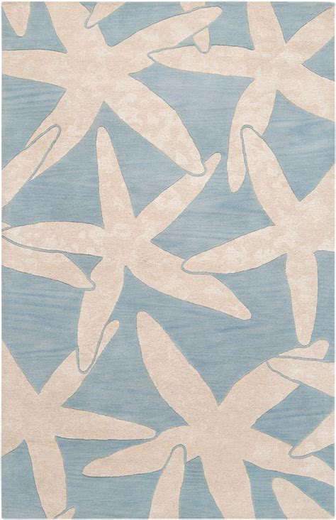 With our wide selection of beach decor and coastal furniture, any house can be a beach house, even if you're nowhere near the gently lapping waves of the ocean. Escape Starfish Area Rug - Ivory on Dusk Blue: Beach Decor ...