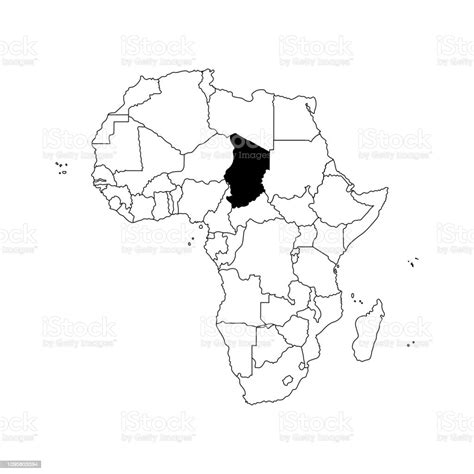 Chad 1 Stock Illustration Download Image Now Africa Black Color