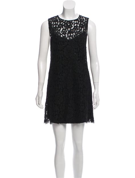 Dolce And Gabbana Sleeveless Lace Dress Clothing Dag162321 The Realreal
