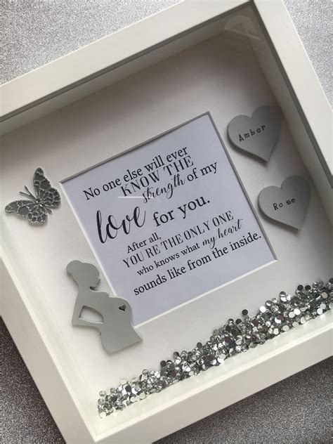 Shadow Box Gift With Free Printable Tag Shadow Box Gifts Simple Gift