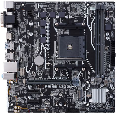 Asus Prime A320m K Motherboard Specifications On Motherboarddb