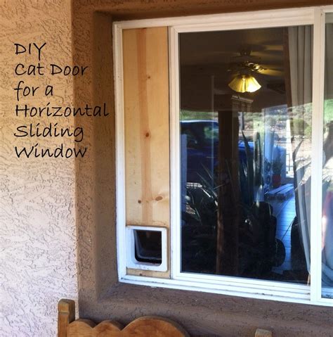 How to install your sliding glass pet door. Down-to-Earth DIY: Cat Door (Horizontal Sliding Window)