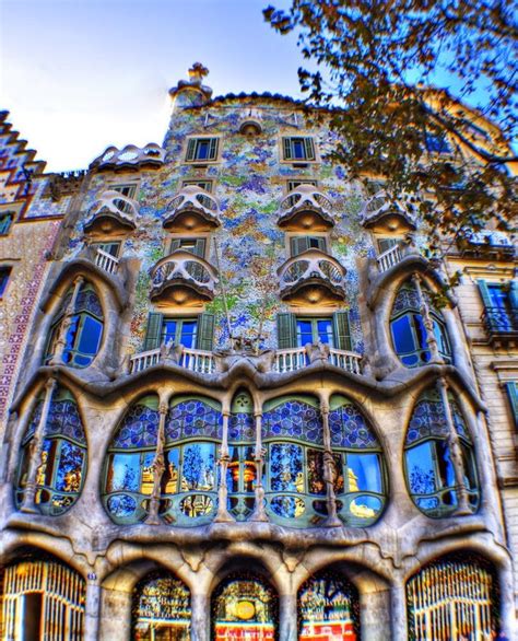 Casa Batlló The Masterpiece By Antoni Gaudí Barcelona Spain Casa