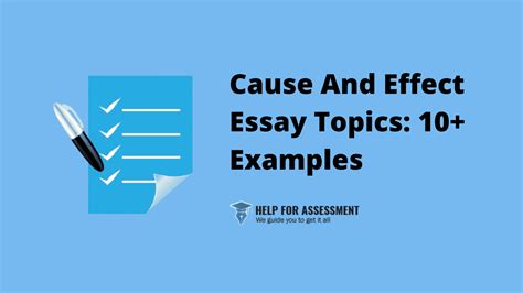 Cause And Effect Essay Topics 30 Examples For College Students