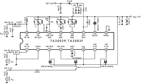 Combining with the ta7368p (mono pw ic), a suitable am / fm radio system is able to be constituted. TA2003P datasheet, pinout, features and circuit details ...