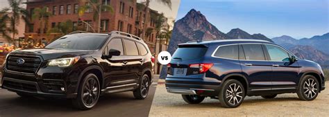 2022 Subaru Ascent Vs Honda Pilot Santa Cruz Subaru