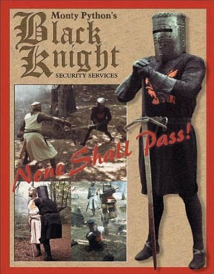 Monty Python And The Holy Grail Black Knight Tin Sign Allposters