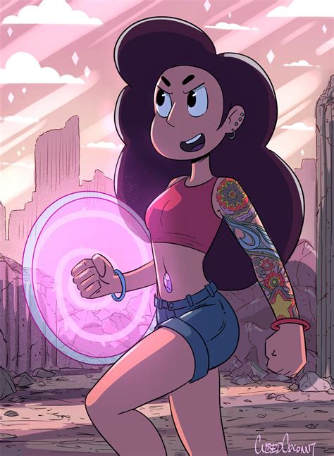 Adult Stevonnie With Adult Connies Tattoos By Cubedcoconut Steven