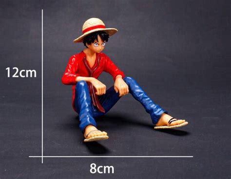 12cm One Piece Luffy Pvc Figurine Official One Piece Merch Collection