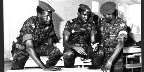Thomas Sankara Et Blaise Compaoré à La Vie à La Mort