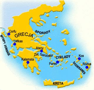 Mapa Wysp Greckich Mapa