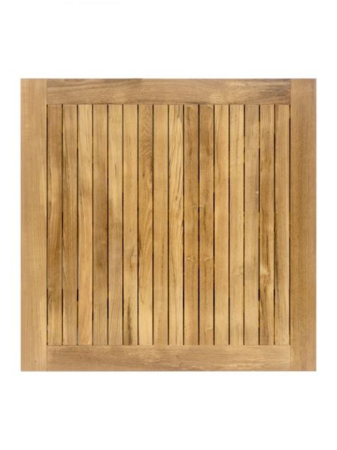Square Teak Table Top For Outdoor Restaurant Seating By Florida Seating