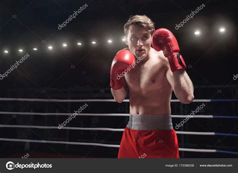 Boxer In Boxing Ring Stock Photo By ©deklofenak 172366338