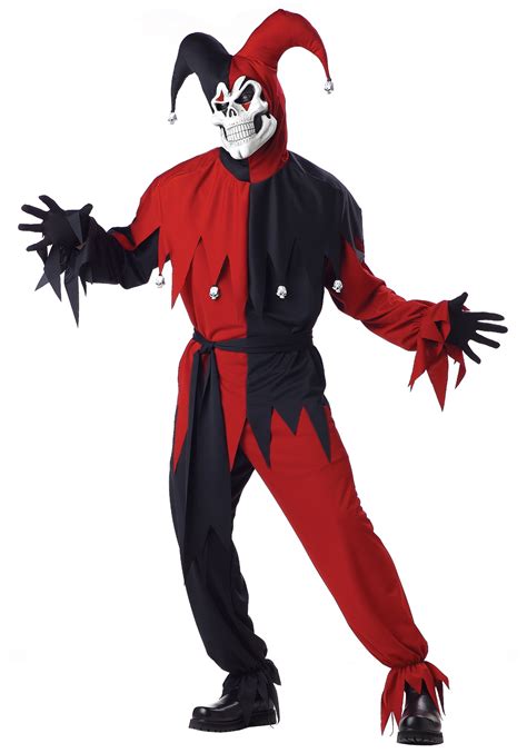 Kostüme Adult Gothic Venetian Harlequin Costume Evil Jester Halloween