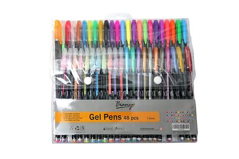 Buy Asint 48 Pc Gel Pens Set Color Gel Pens Glitter Metallic Neon Pens Set Good T For