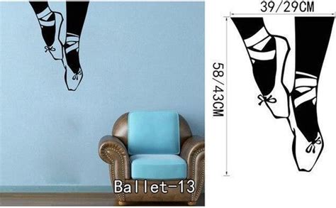 3d Sticker Decoratie Ballet Danser Sexy Lady Vinyl Wall Art Kamer Sticker Decal