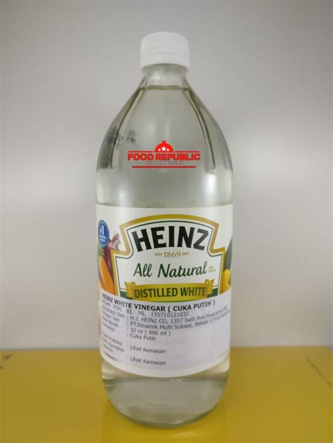 Harga cuka putih per botol. Jual Cuka Putih / Distilled White Vinegar Heinz 946 ML ...