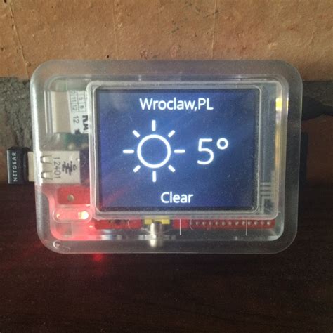Raspberry Pi Clock And Weather Display Bopqenu