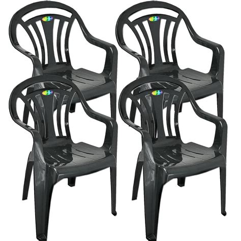 We want your patio chairs to bring a combination of comfort, style and durability, while also being able to accommodate the needs of your outdoor area. Plastic Garden Low Back Chair Stackable Patio Outdoor Party Seat Chairs Picnic | eBay