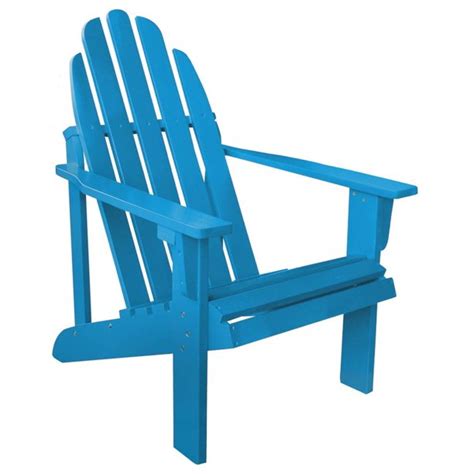 This traditional style adirondack chair offers lifelong comfort and durability. Shine Company Catalina Adirondack Chair - Turquoise - Walmart.com - Walmart.com