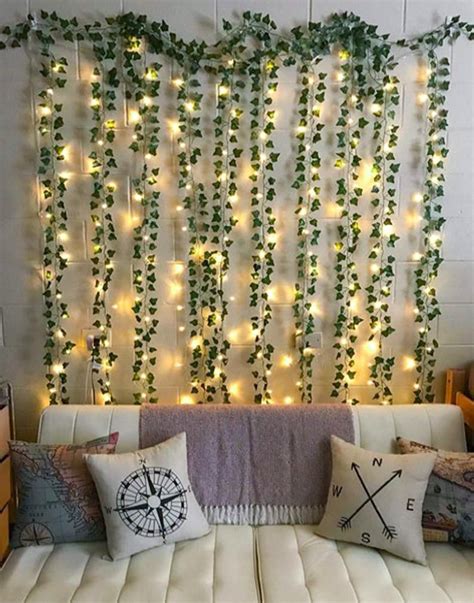 Discover bedroom ideas and design inspiration from a variety of bedrooms, including color, decor and theme options. 12 Strands Each 7ft Artificial Ivy Garland with 80 LED ...