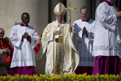 Pope Francis Leads His Second Easter Sunday Mass