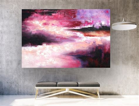 Extra Large Abstract Painting On Canvas Horizontal La0495e Abstract