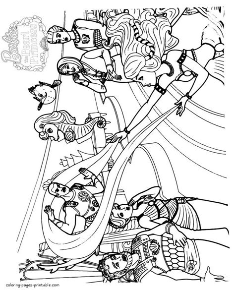 Check spelling or type a new query. Coloring pages to print Barbie The Pearl Princess ...