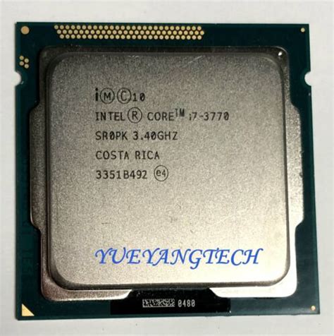 Sr0pk Intel I7 3770 340ghz 8m 4 Cores 8 Threads Lga 1155socket H2