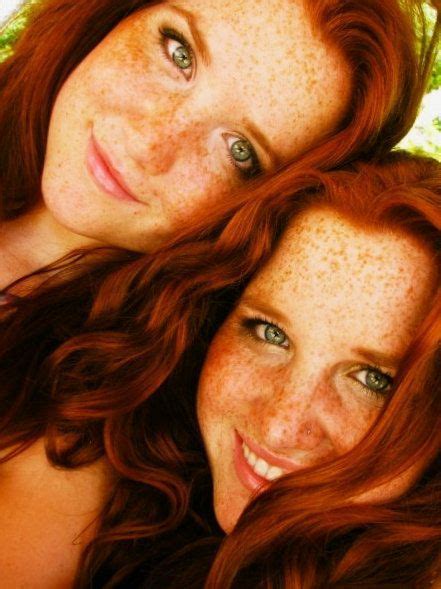 Twins Found On Ginger With Red Redheads Freckles Freckles Gorgeous