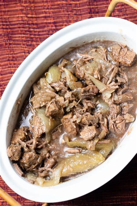 Beef In A Slow Cooker Seswaa From Botswana The Foreign Fork