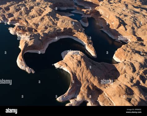 Aerial Photography Of Lake Powell On The Colorado River Arizona Usa