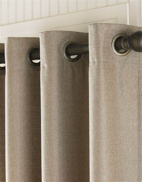 Curtain Rods For Grommet Drapes Home Design Ideas