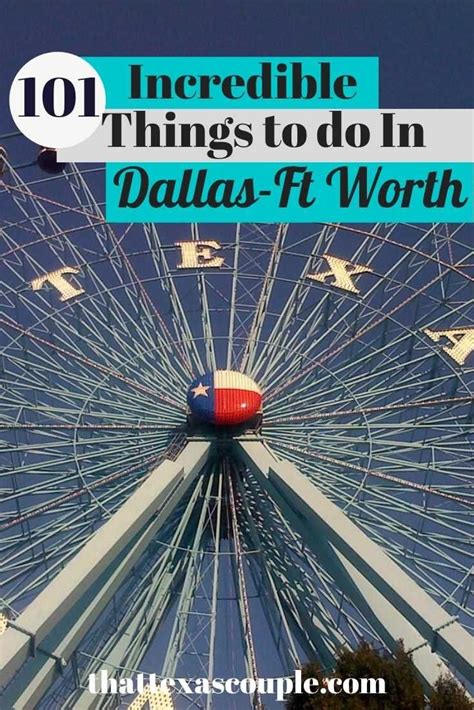101 Things To Do In Dallas Fort Worth Artofit