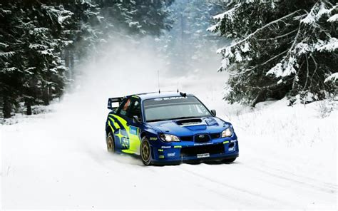 Subaru Wrx Sti Rally Snow Hd Wallpaper Cars Wallpaper