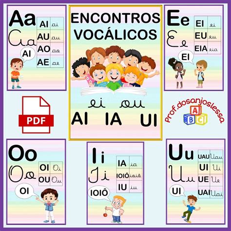 Encontros Vocálicos Para Imprimir