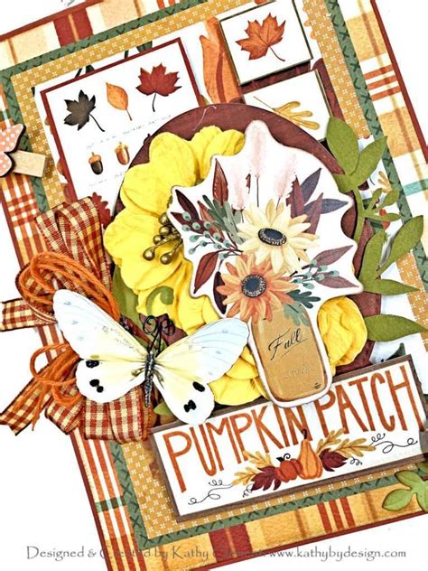 Pumpkin Patch Fall Greeting Card Kathy By Design
