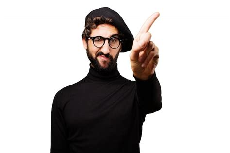 Man Saying No With A Finger Photo Free Download