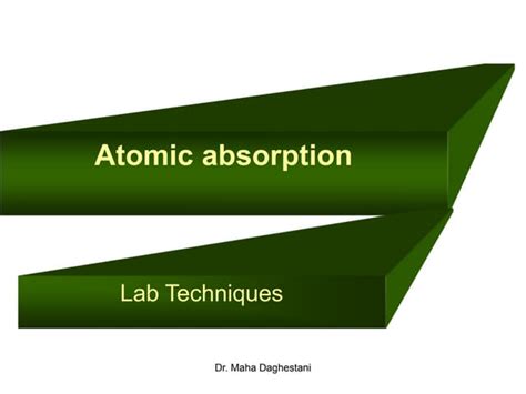 Atomic Absorption Spectroscopyppt