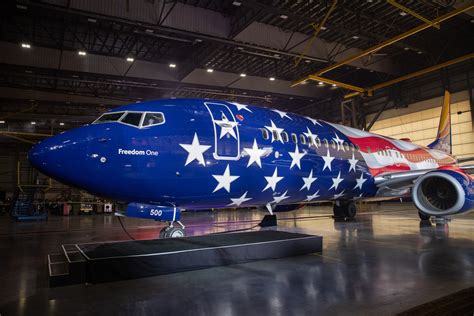 Southwest Airlines Rolls Out FreedomOne 50th Anniversary Color Jet