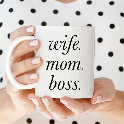 Wife Mom Boss Mug Mom Mug Boss Mug Wife Mug Coffee Mug