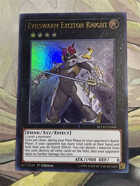 Yu Gi Oh Tcg Evilswarm Exciton Knight Battles Of Legend Lights