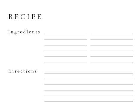 Keep Your Favorite Recipes Organized With This Editable Template