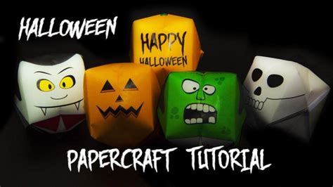 Halloween Papercraft Tutorial The Soloweenies