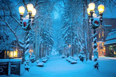 Pin By Tiana On Зима Winter ☃️ Winter Scenes Aspen Colorado