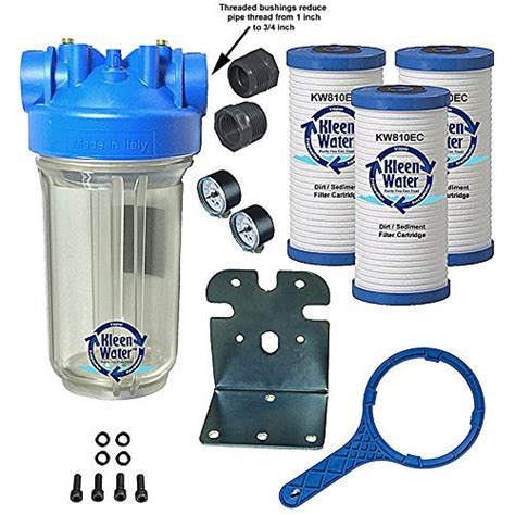 Kleenwater Premier Whole House Water Filter System With 34