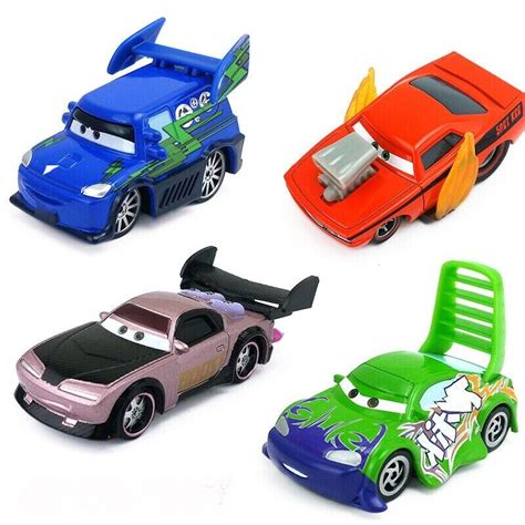 Disney Pixar Cars Lot Boost Dj Wingo Snot Rod Diecast Model Cars