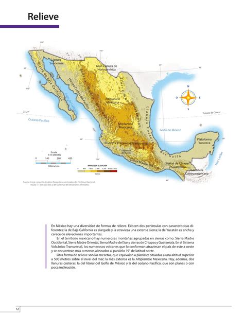 Sexto sexto grado fue coordinado y tu atlas de mexico y tu atlas de geografia del mundo. Atlas de México Cuarto grado 2016-2017 - Online | Libros de Texto Online | Página 12