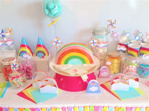 Surprenez vos invités grâce à une décoration de table anniversaire stylée et personnalisée. La Sweet Table Déco d'anniversaire "Arc-en-Ciel": Les ...